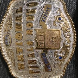 National finals Rodeo 1995 belt buckle